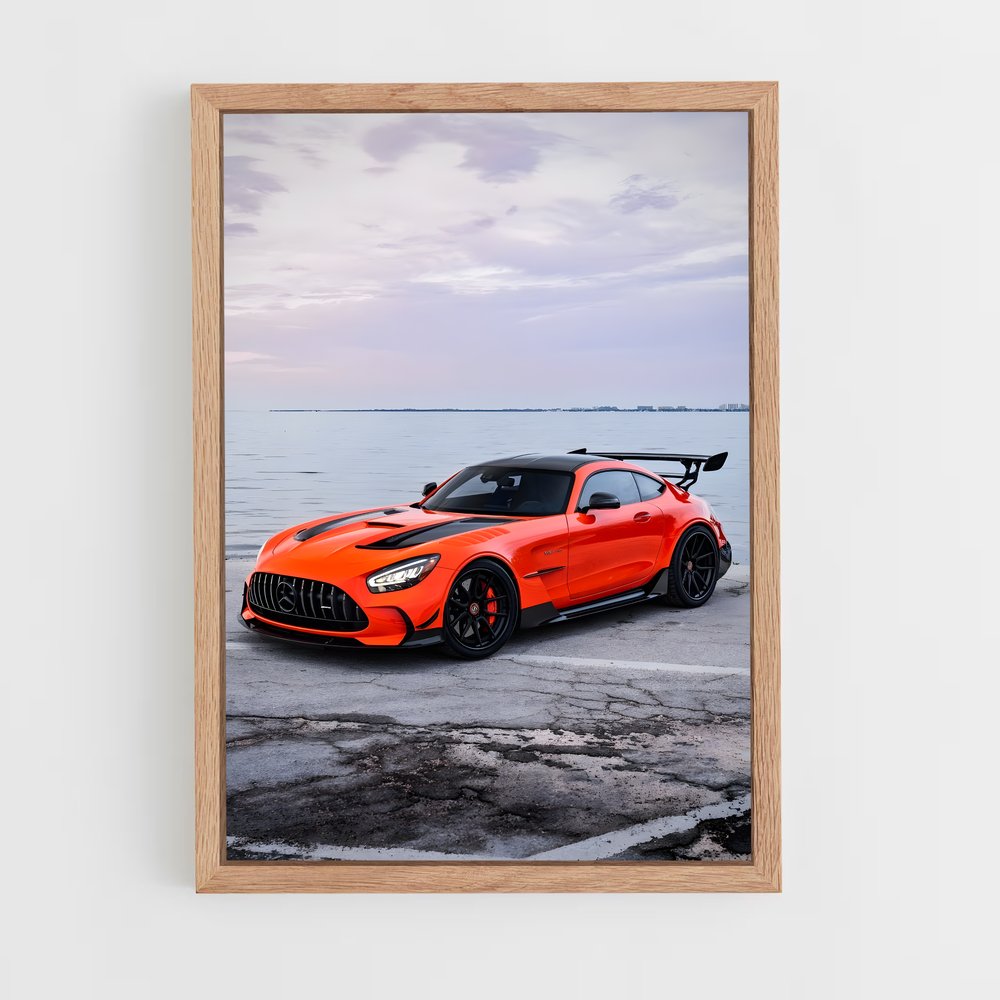 Poster Surf & Speed – affiche Mercedes (vue 4)